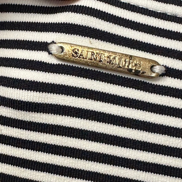 Saint James Brenton Striped Form Fitting Nautical Dress - Picture 3 of 9